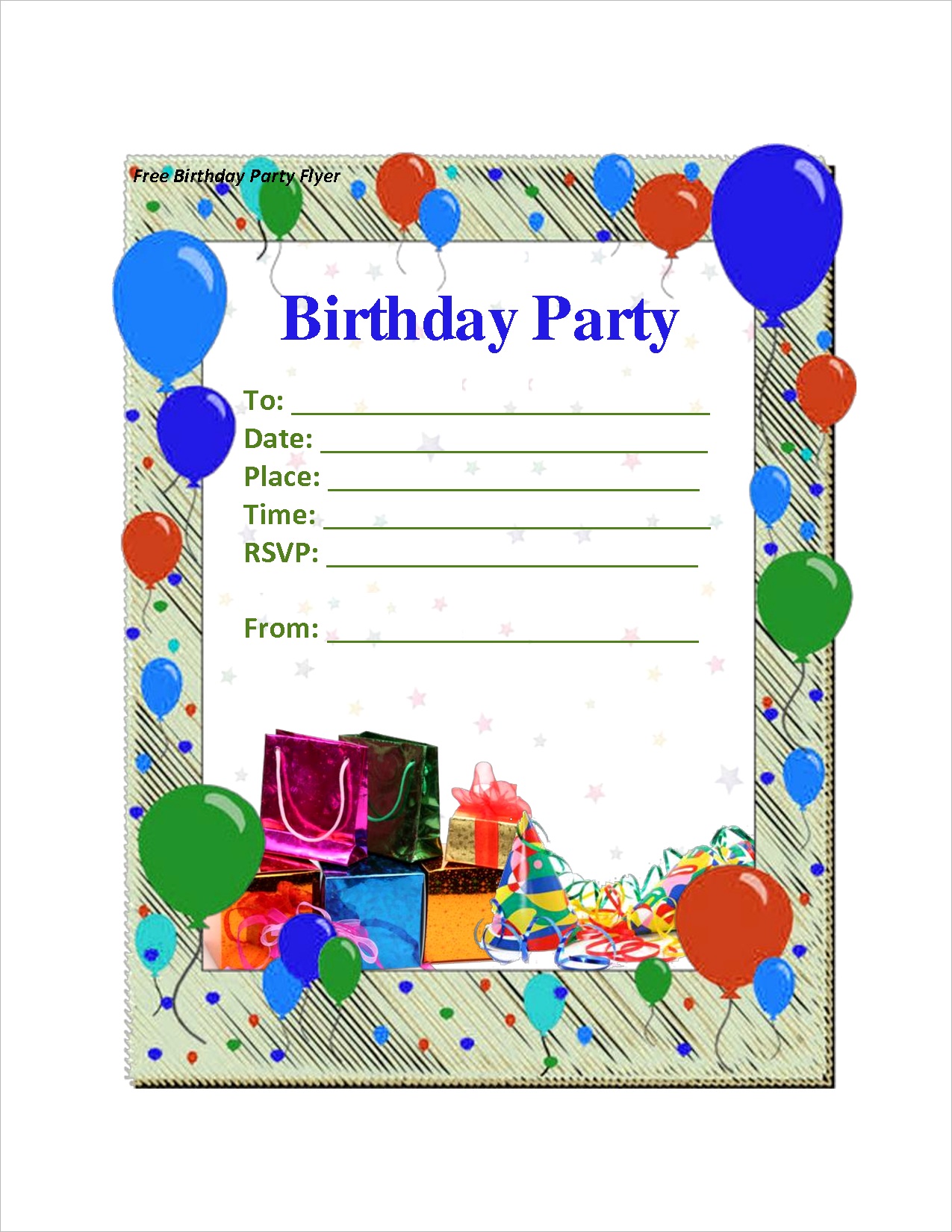 post free birthday templates for word 8801