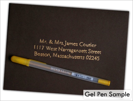 top pens to address wedding envelopes like a professionalml