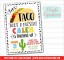 Taco Party Invitation Template Free