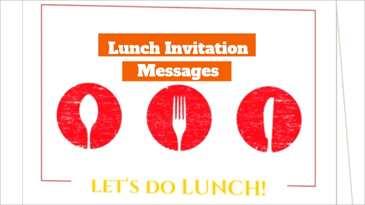 lunch invitation messages