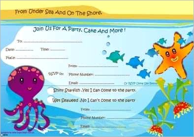 65 how to create under the sea birthday invitation template psd file by under the sea birthday invitation template