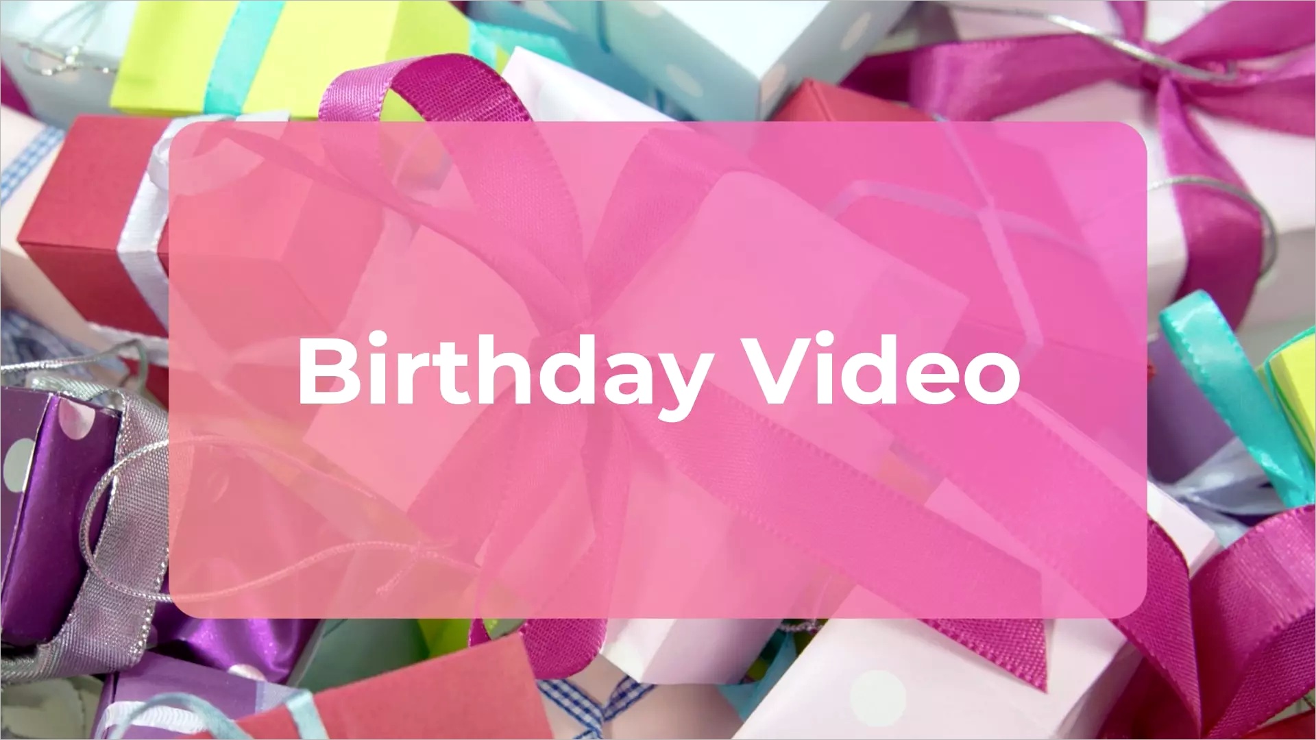 birthday video makerml