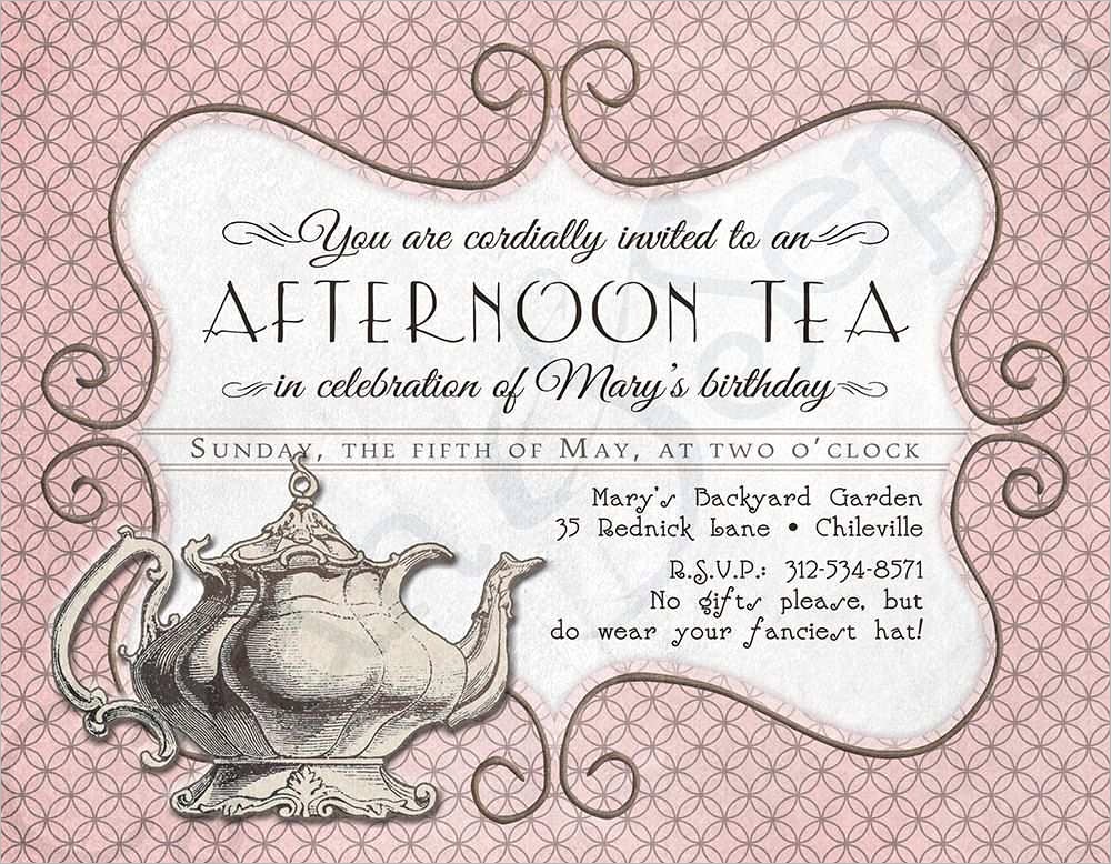 44 customize our free afternoon tea party invitation template for ms word for afternoon tea party invitation template