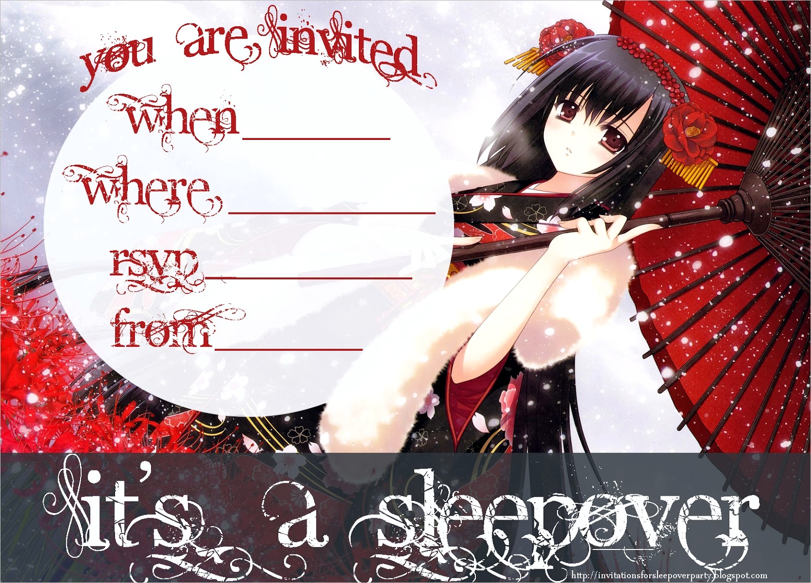 japanese anime party invitations toml