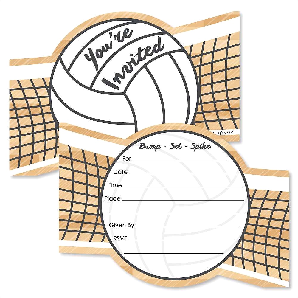 17 free printable volleyball party invitation template photo by volleyball party invitation template