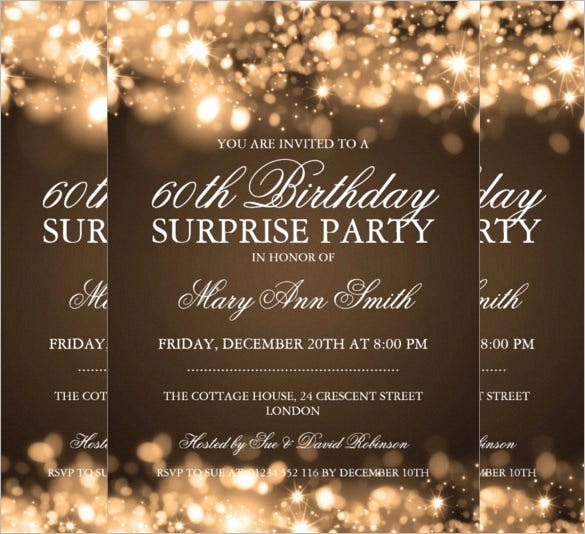 sample surprise birthday invitation