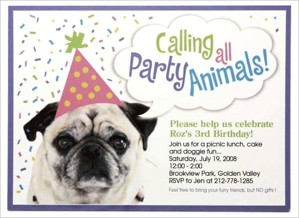 31 creating dog party invitation template photo with dog party invitation template