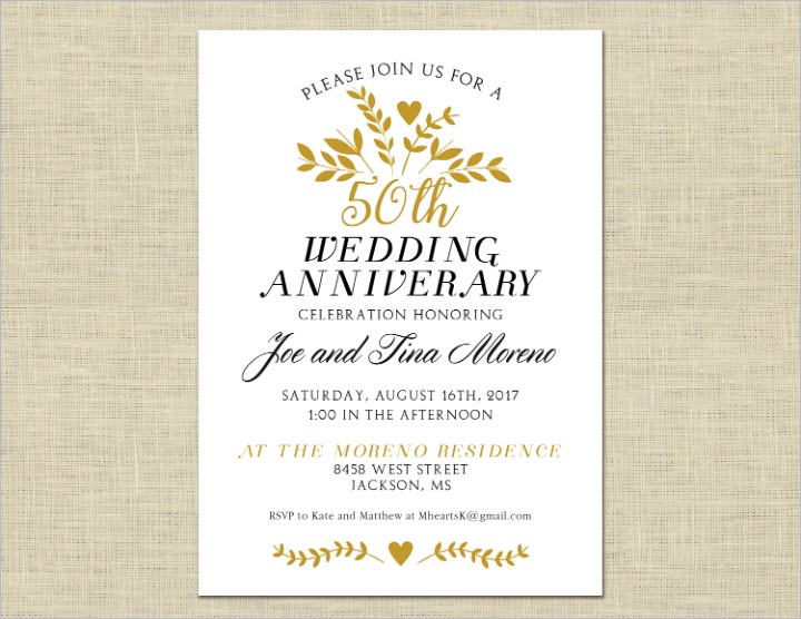17 how to create golden wedding invitation template formating for golden wedding invitation template