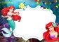 Little Mermaid Birthday Invitation Template Free