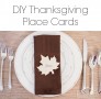 Place Card Template Thanksgiving