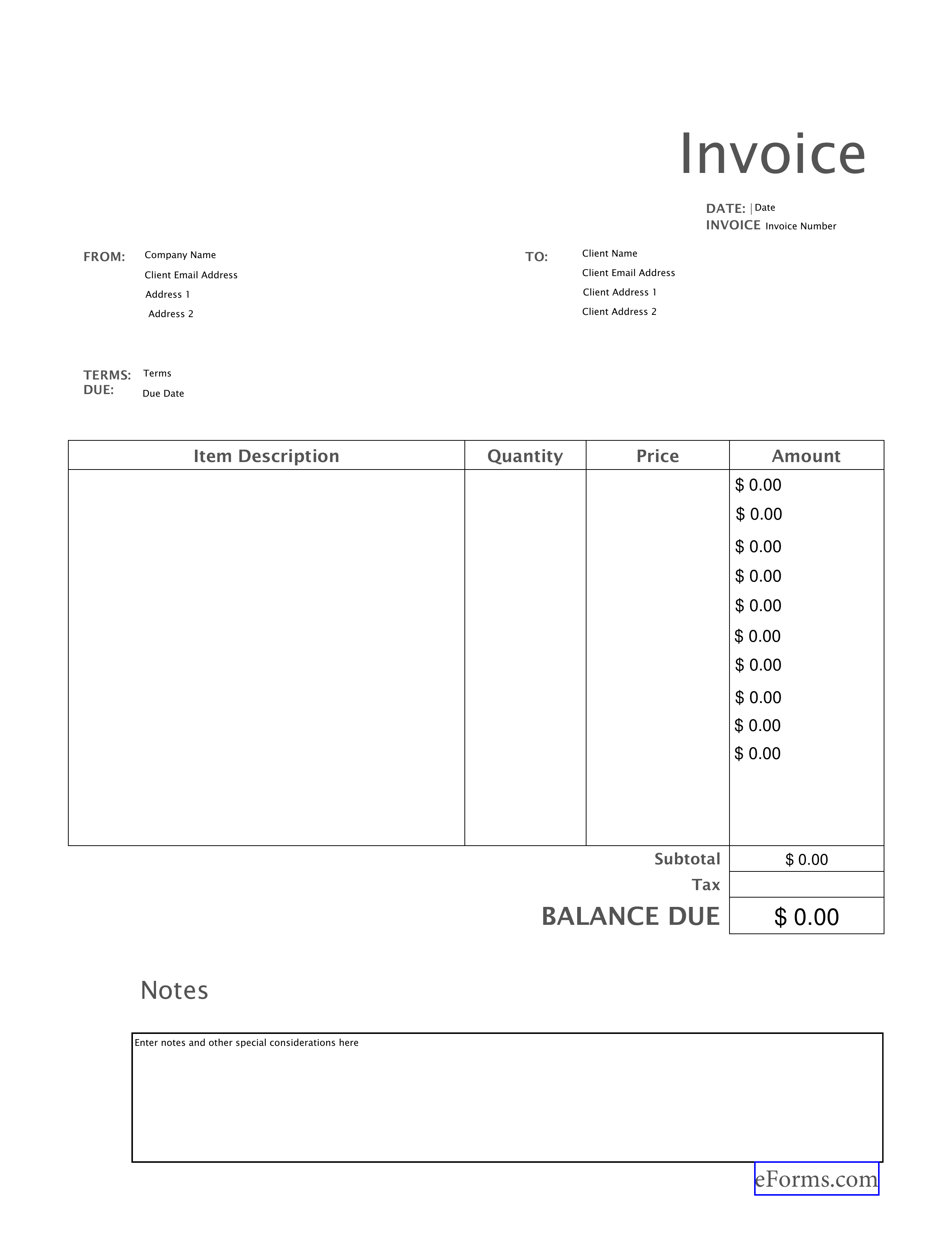 Here are our templates closely related to mac invoice template. Free Blank Invoice Templates Pdf Eforms