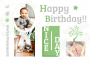 Birthday Card Template Collage