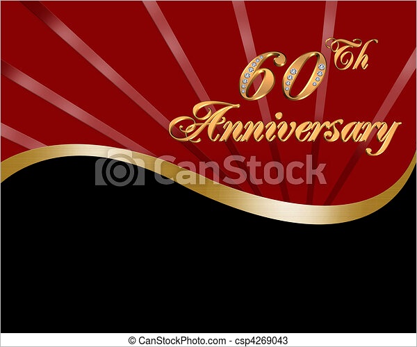 60th wedding anniversary invitation ml