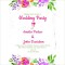 Royal Wedding Party Invitation Template