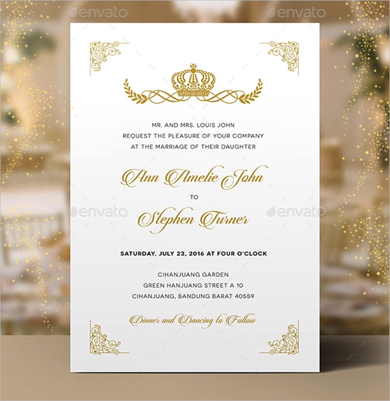 royal wedding invitationml