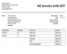 Consulting Tax Invoice Template