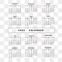 Daily Calendar Template 2022