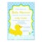 Rubber Ducky Invitations Baby Shower