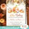Autumn Themed Baby Shower Invitations
