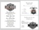 Harley Davidson Wedding Invitations