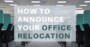 Office Relocation Announcement