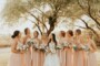 Peach And Brown Wedding