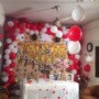 Black Red And White Party Decorations