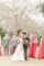 Grey And Coral Wedding Suits
