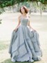 Ice Blue Wedding Gown