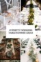 Floral Table Runners Wedding