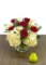 Red And White Flower Centerpieces