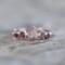 Rose Gold Ring With Garnet Stone