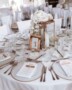 White And Gold Wedding Table Decorations