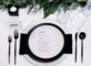 Black And White Table Decorations For Weddings