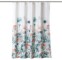 Blue And Coral Shower Curtain