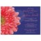 Navy And Coral Wedding Invitations