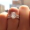 Oval Diamond Engagement Ring And Wedding Band