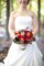 Purple And Red Wedding Bouquets