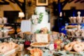 Rustic Wedding Cake Table Decorations