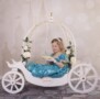 Small Child In Wedding Wagon