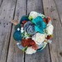 Teal And Orange Wedding Colors