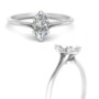 6 Prong Knife Edge Solitaire Setting