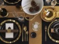 Silver And Gold Table Setting