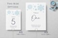 Snowflake Table Numbers